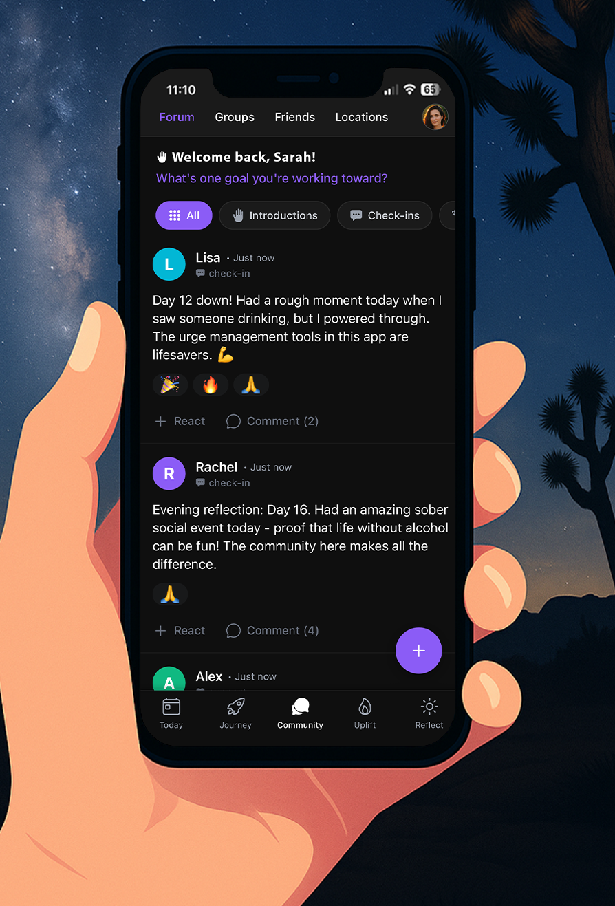 Connect with people who genuinely get it